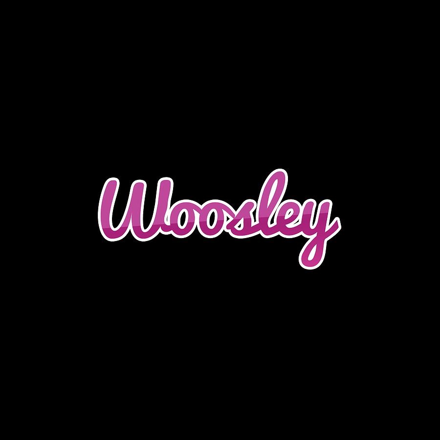 Woosley #Woosley Digital Art by Tinto Designs