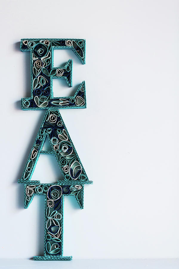 Word Made From Handcrafted Decorative Letters Photograph by Great Stock!
