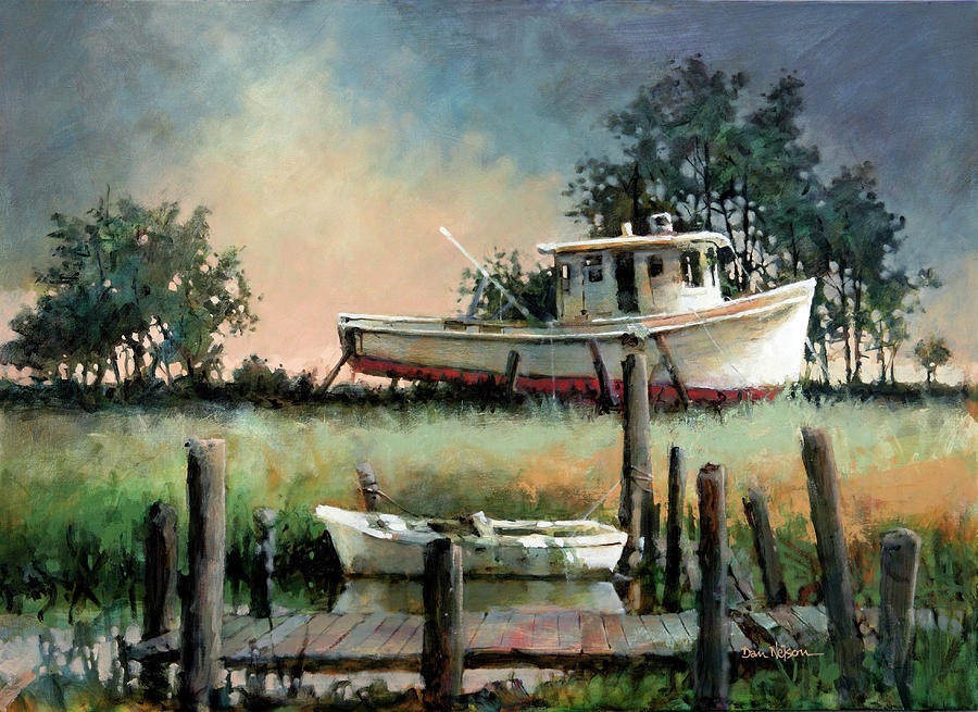 Workhorse on Stilts Painting by Dan Nelson