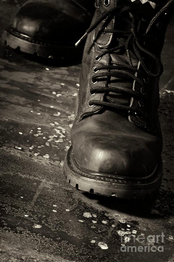 Workman's Boots Photograph by Christian Lagerek/science Photo Library ...