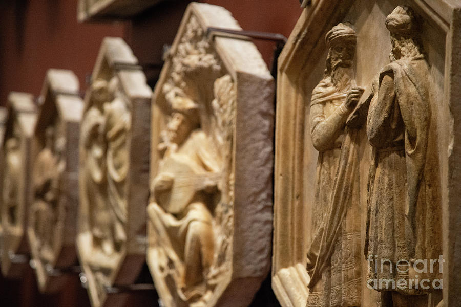Works of Art from Museum of the Works of el Duomo Florence Italy Photograph by Wayne Moran