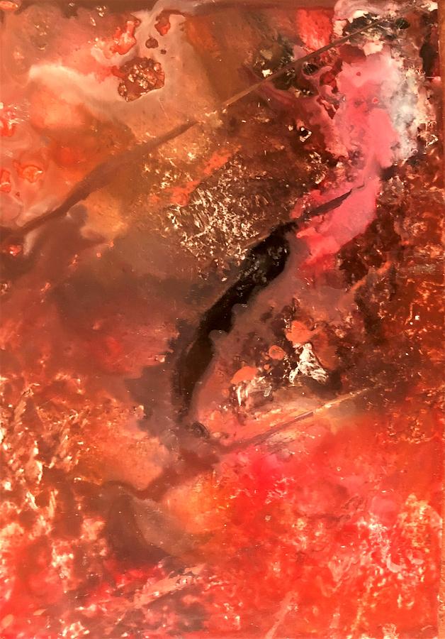 Red Painting - World On Fire by Christine Johanns Red Painting - World On Fire by Christine Johanns