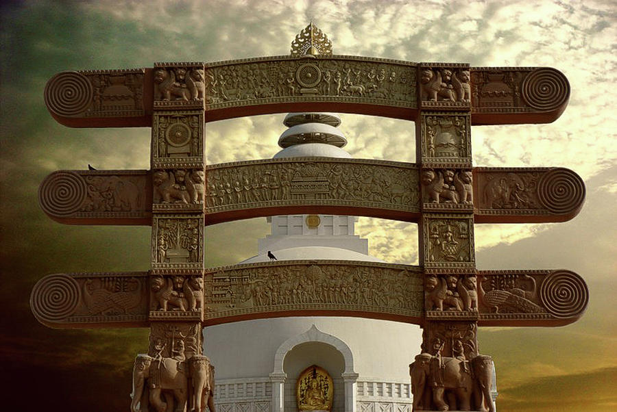 World Peace Stupa Photograph by Atul Tater