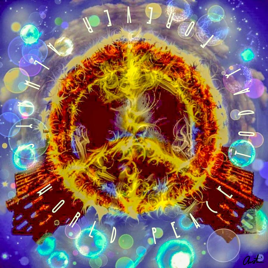 World Peace Today Forever Always Digital Art by Cepiatone Fine Art Callie E Austin