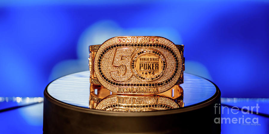 World Series of Poker 50th Anniversary Bracelet 2 to 1 Ratio Photograph by Aloha Art