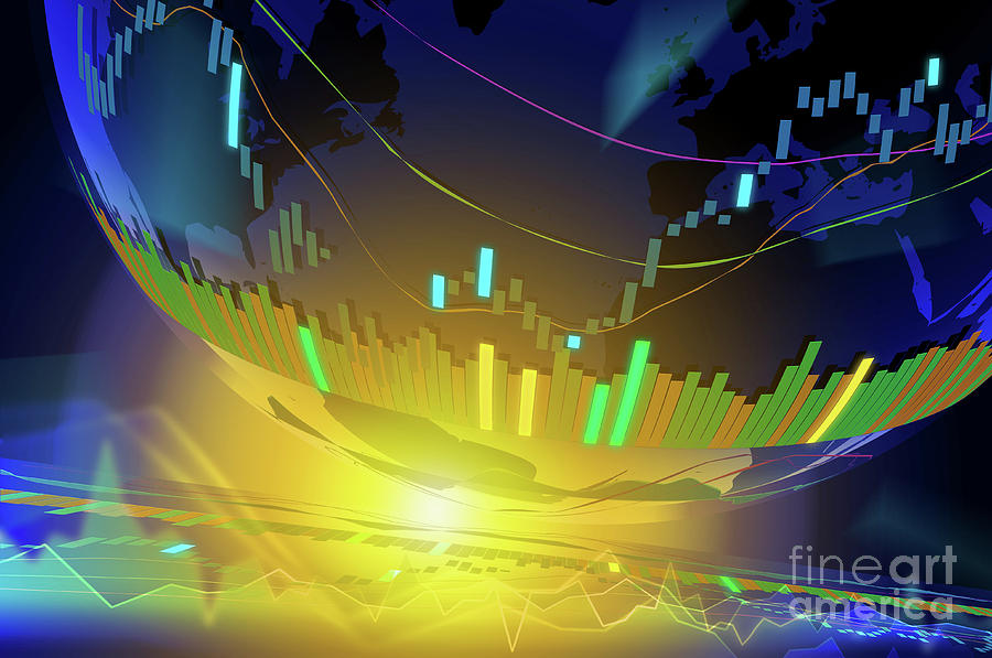 World stock graph by ATIKETTA SANGASAENG World stock graph by ATIKETTA SANGASAENG
