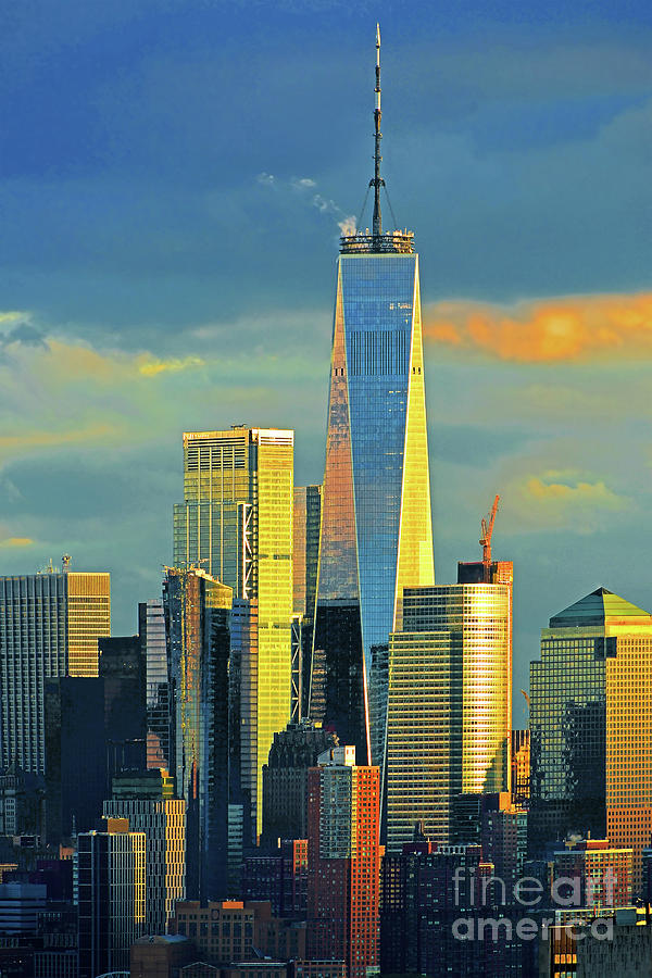 World Trade Center Sunset Beauty Photograph