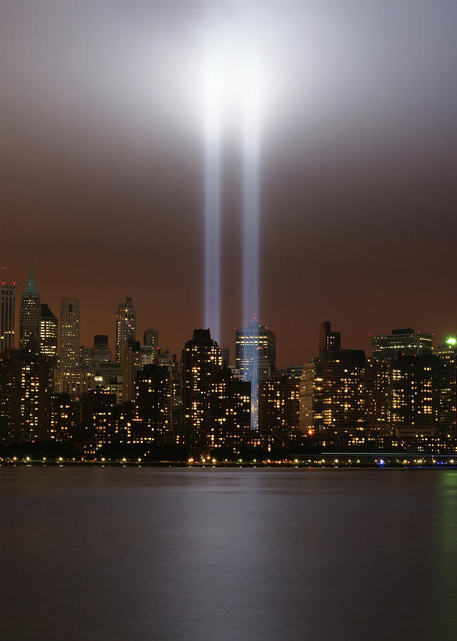 World Trade Center Tribute In Light Photograph by Gregory Adams World Trade Center Tribute In Light Photograph by Gregory Adams