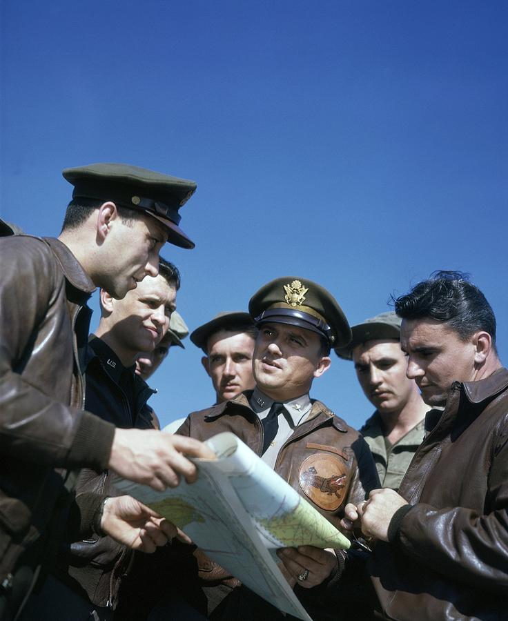 World War II Air Base Photograph by Michael Ochs Archives