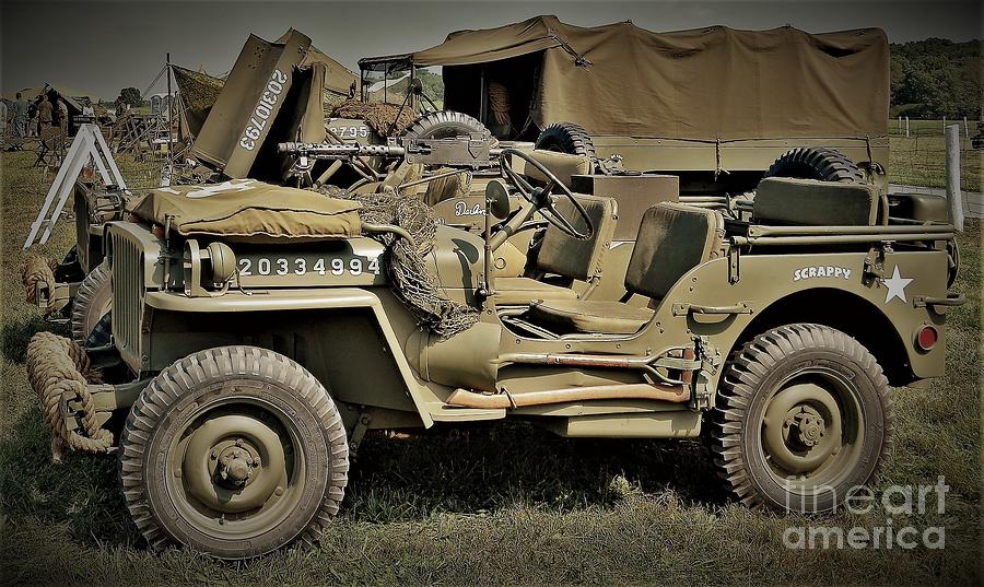 World War II Jeep Photograph by Suzanne Wilkinson