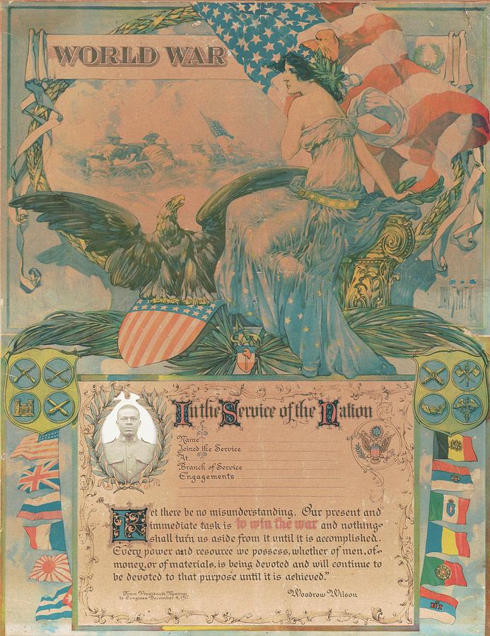 World War In The Service Of The Nation Painting by Dan Smith World War In The Service Of The Nation Painting by Dan Smith