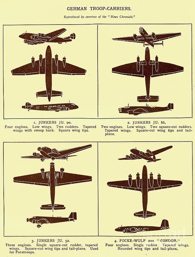 World War Two German Troop Carriers Drawing by English School - Fine ...