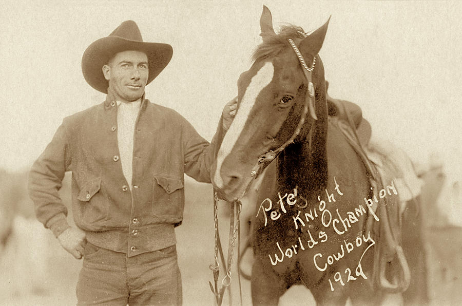 Worlds Champion Cowboy 1929 Photograph by Jayson Tuntland