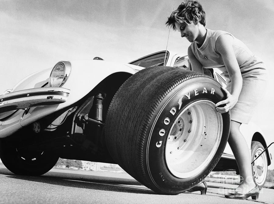 Worlds Largest Racing Tire Photograph by Bettmann