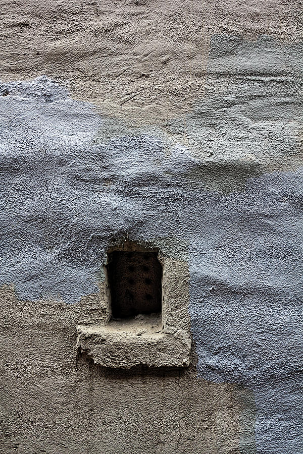 Worn Concrete Wall and Window Photograph by Robert Ullmann