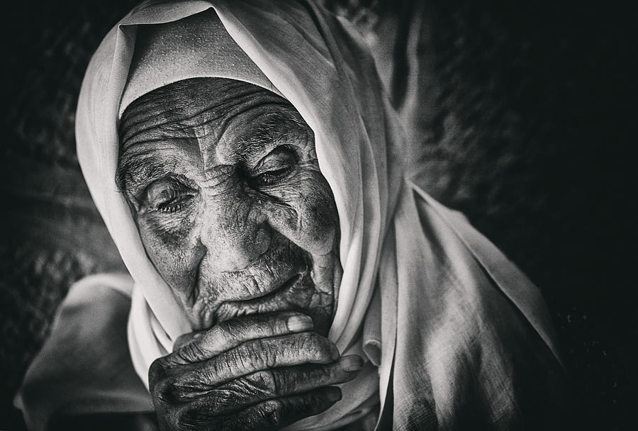 People Photograph - Worried by Rami Al Adwan