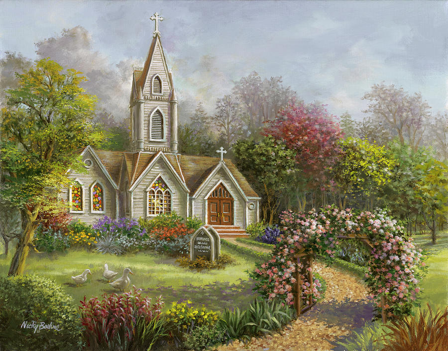 Worship In Its Glory Painting by Nicky Boehme