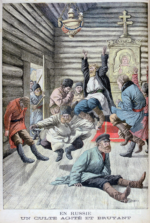 Worship In Russia, 1903 Drawing by Print Collector