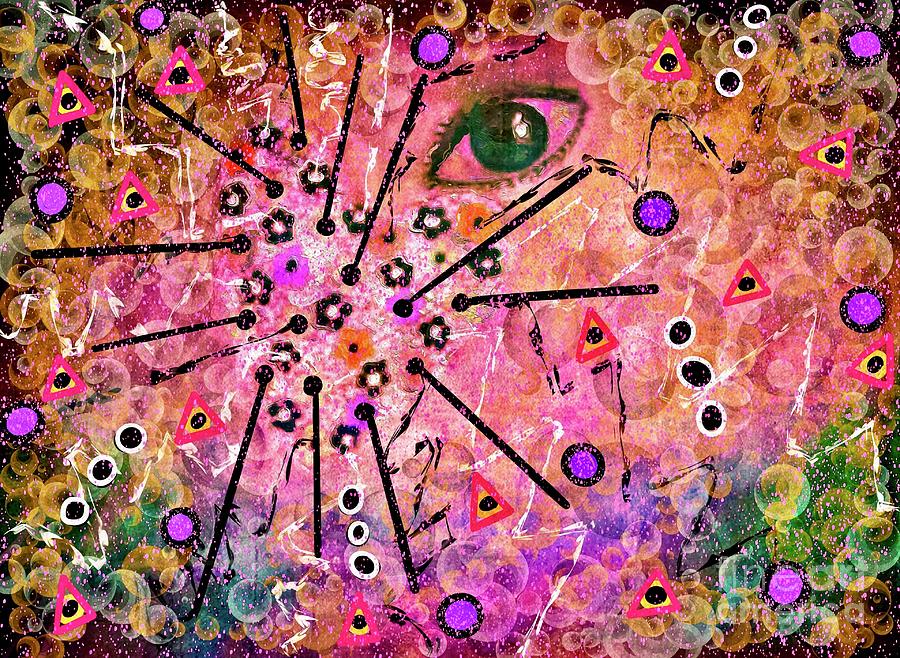 Wounded-Cathartic Art Mixed Media by Lauries Intuitive