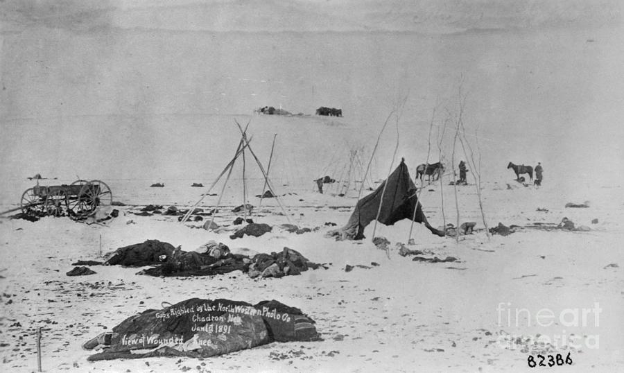 Wounded Knee Battle Site Photograph by Bettmann