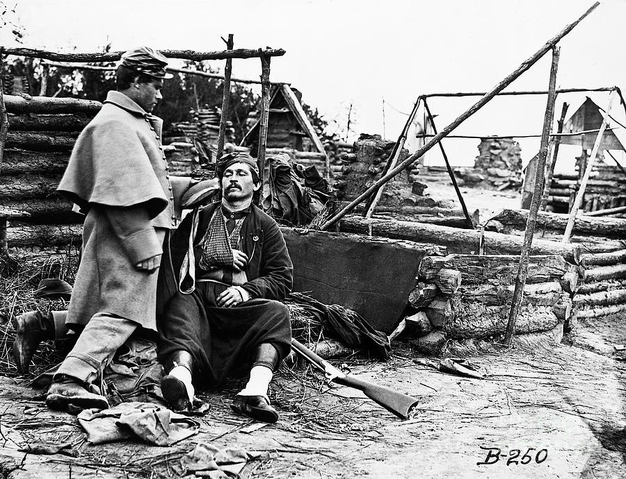 Wounded Soldier During The American Photograph by Bettmann Wounded Soldier During The American Photograph by Bettmann