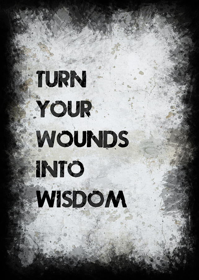 Wounds Into Wisdom Photograph by Ricky Barnard