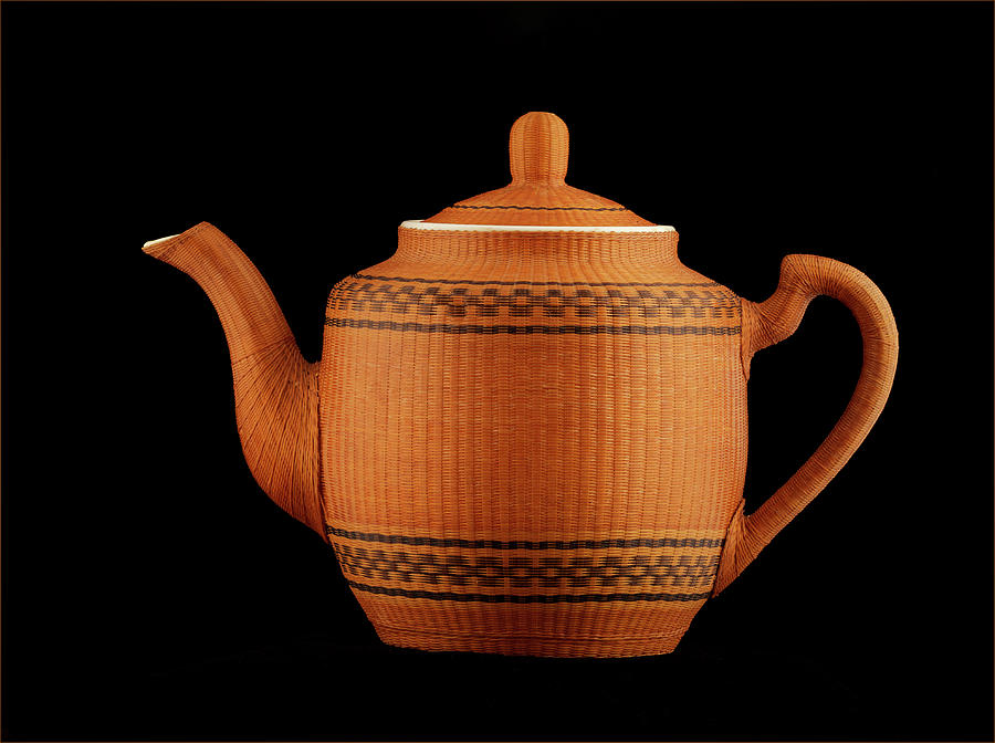 Woven Teapot Photograph by Jean Noren