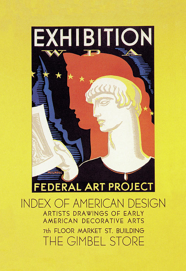 Greek Painting - WPA Federal Art Project: Index of American Design by Katherine Milhous
