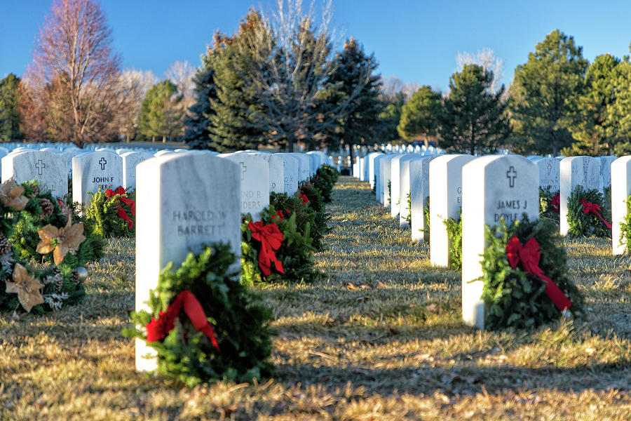 Wreaths for Heroes Photograph by Tony Hake