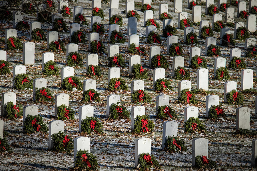 Wreaths Photograph by Bill Chizek