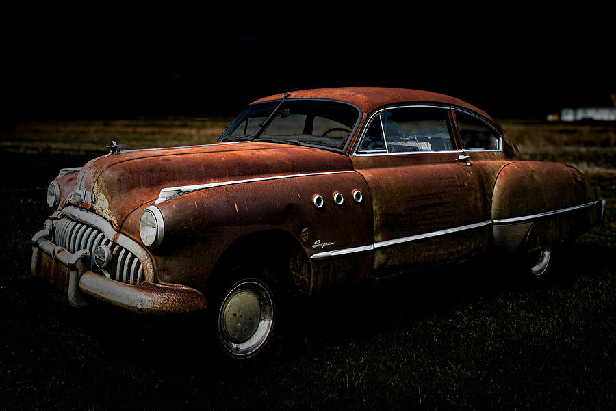 Car Photograph - Wrecked Car by Martin Steeb