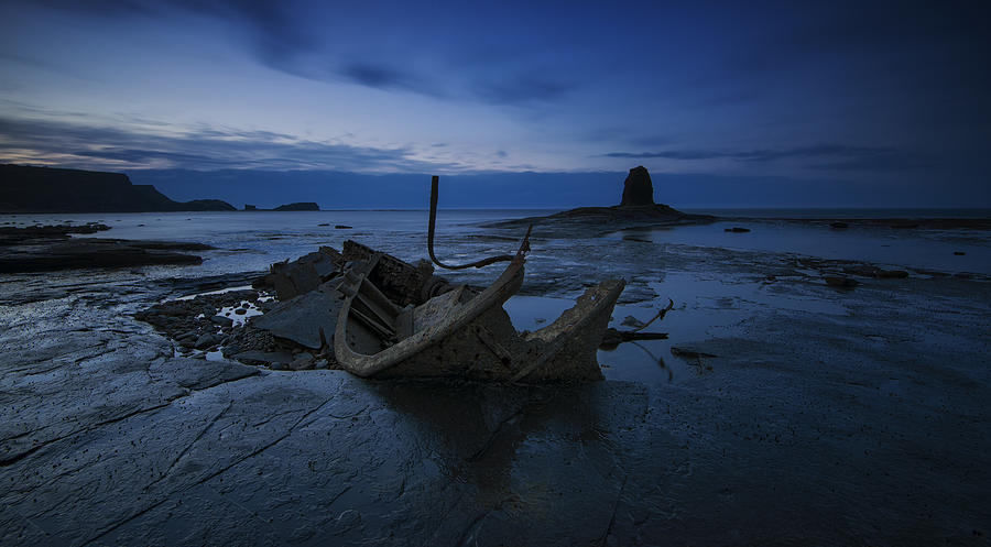 Blue Photograph - Wrecked by Therion