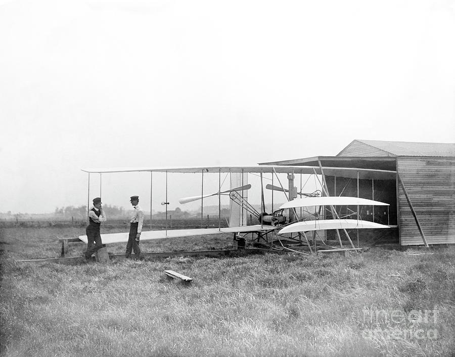 Airplane Photograph - Wright Flyer II by Library Of Congress/science Photo Library