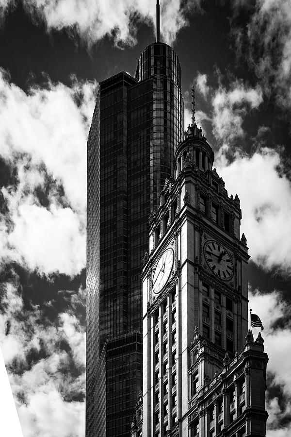 Wrigley Trumped in black and white Photograph by Framing Places
