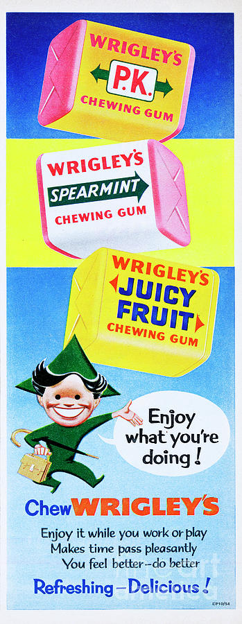 Wrigleys Chewing Gum Photograph by Picture Post