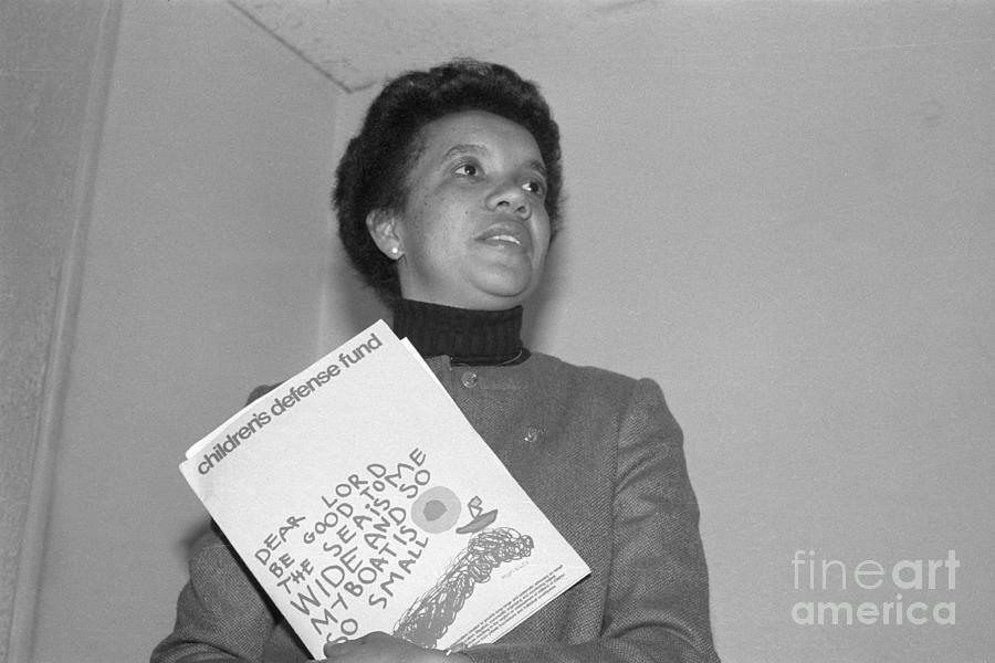 Writer And Activist Marian Wright Photograph by Bettmann