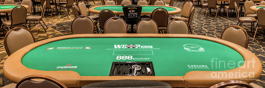 WSOP Main Room Calm Before the Storm 50th Anniversary 3 to 1 Ratio Photograph by Aloha Art