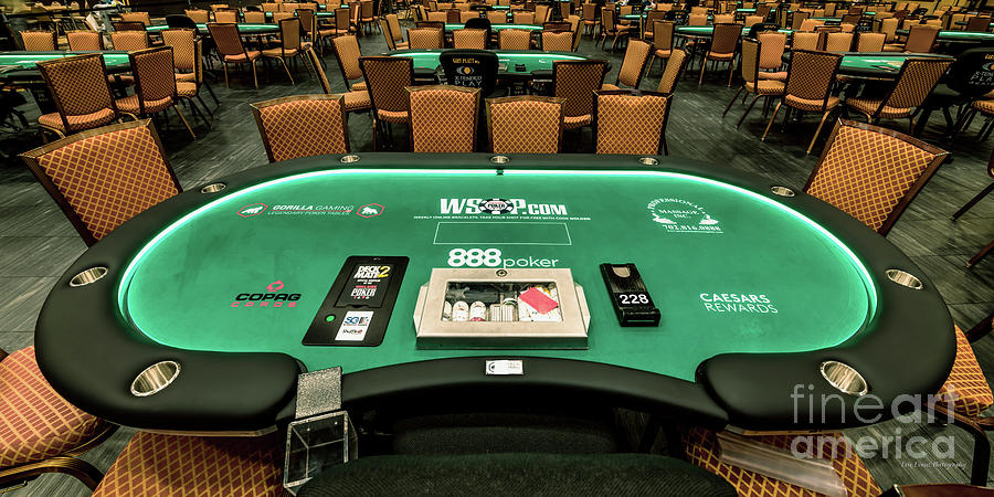 WSOP Main Room LED Tables 50th Anniversary 2 to 1 Ratio Photograph by Aloha Art
