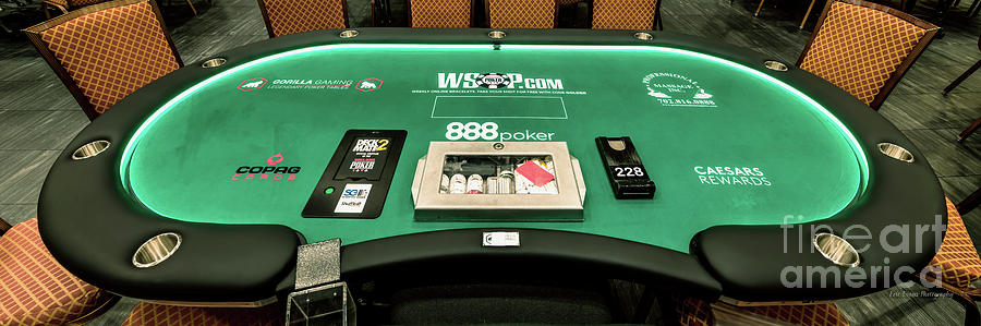 WSOP Main Room LED Tables 50th Anniversary 3 to 1 Ratio Photograph by Aloha Art