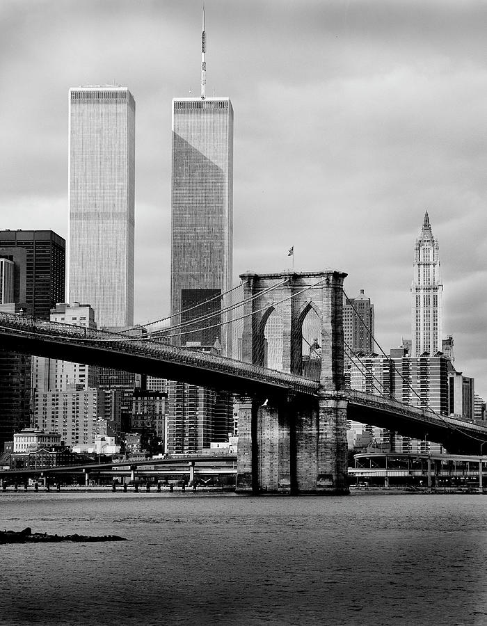 Brooklyn Bridge Photograph - Wtc by Chris Bliss