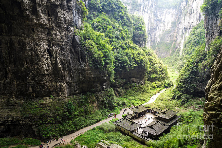 Wulong National Park Chongqing China Photograph by Whyframe - Fine Art ...