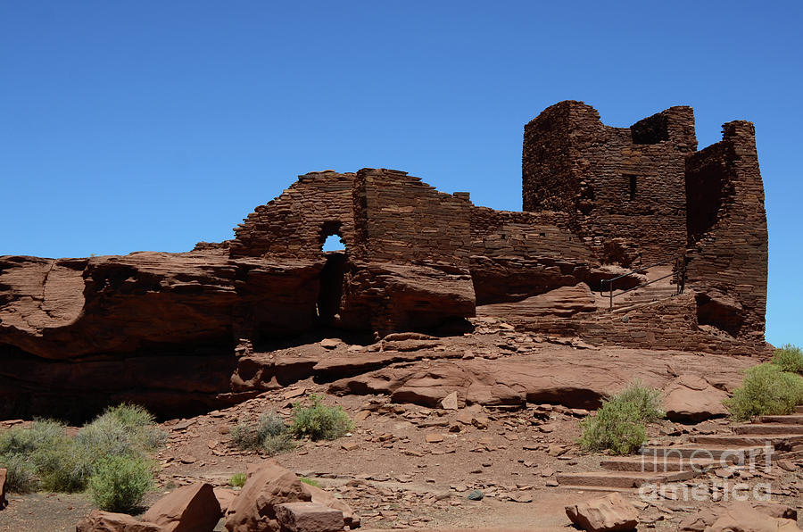 Wupatki National Monument Citadel Ruins Photograph By Debby Pueschel 