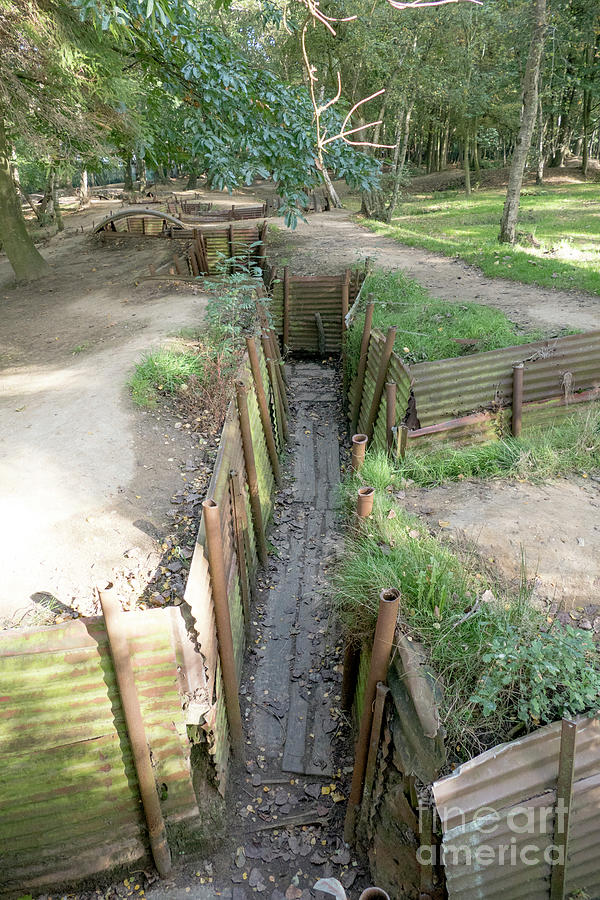 WW1 British Trenches Hill 62 Belgium Photograph by Glenn Harvey - Fine ...