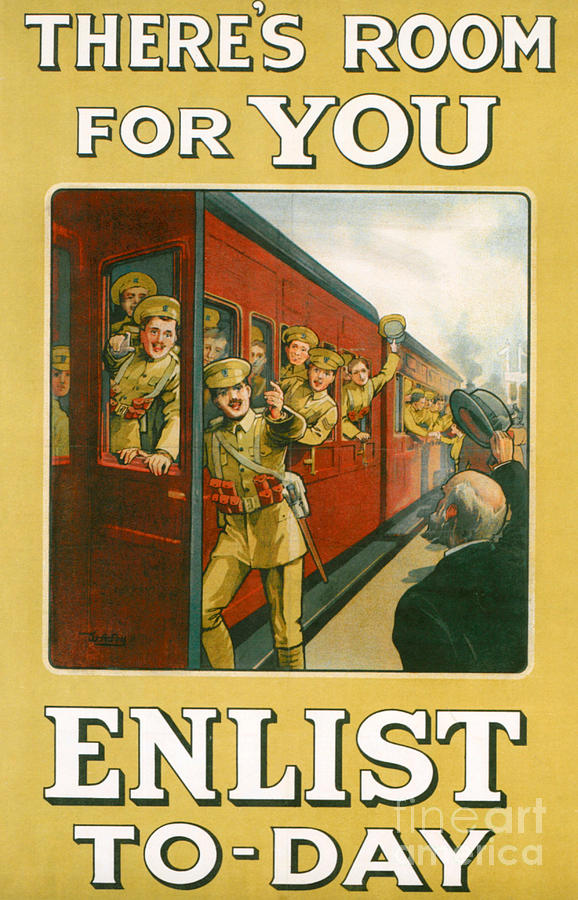 Wwi Recruitment Poster, 1915 Drawing by W. A. Fry - Fine Art America