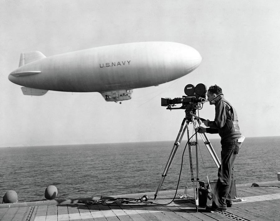 Wwii, Filming The Aerial Torpedo Runs Photograph by Science Source