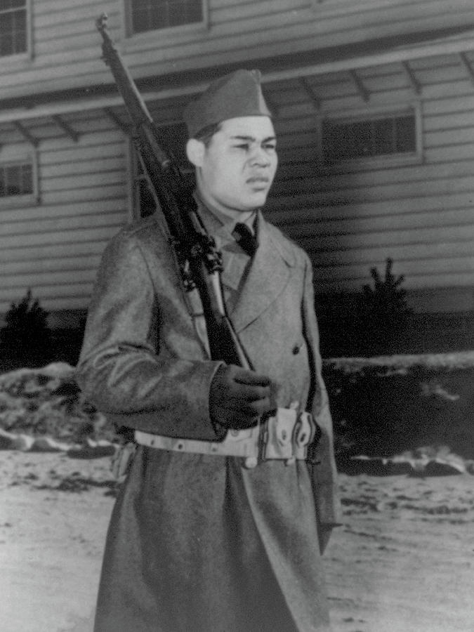 Wwii, Joe Louis On Guard Duty, 1942 Photograph by Science Source