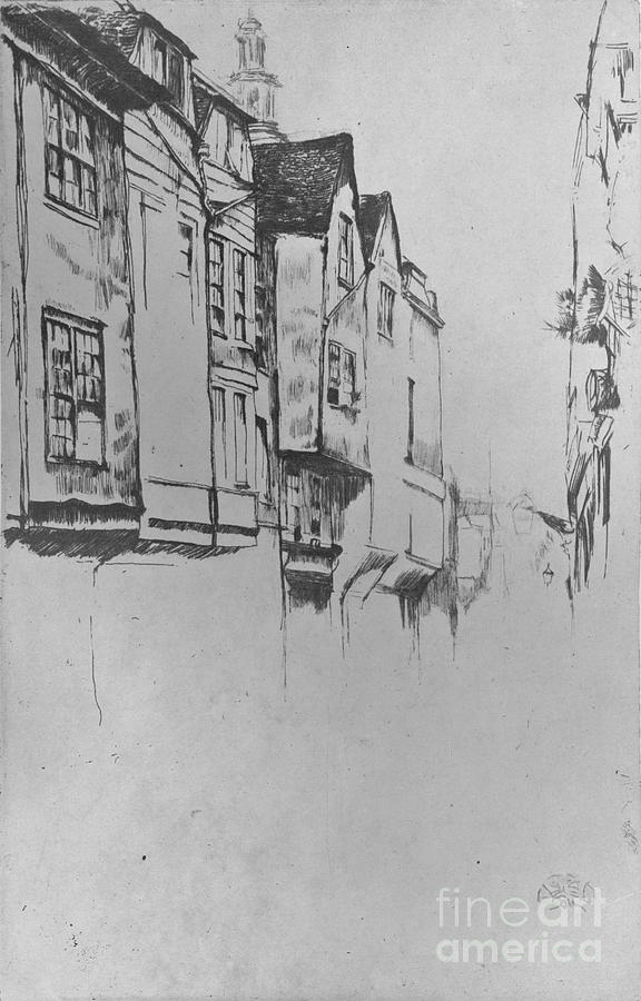 Wych Street, 1877, 1904 Drawing by Print Collector