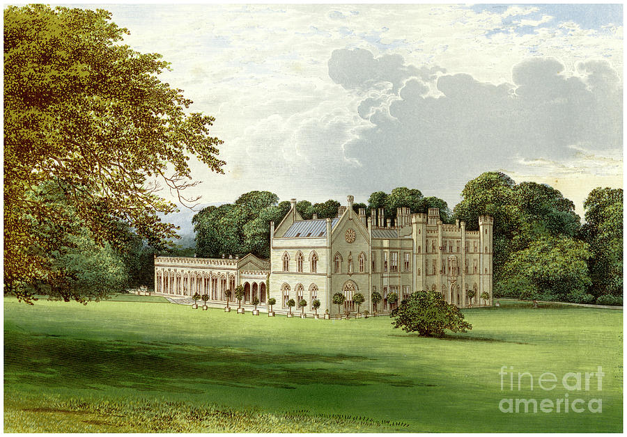 Wycombe Abbey, Buckinghamshire, Home Drawing by Print Collector Wycombe Abbey, Buckinghamshire, Home Drawing by Print Collector