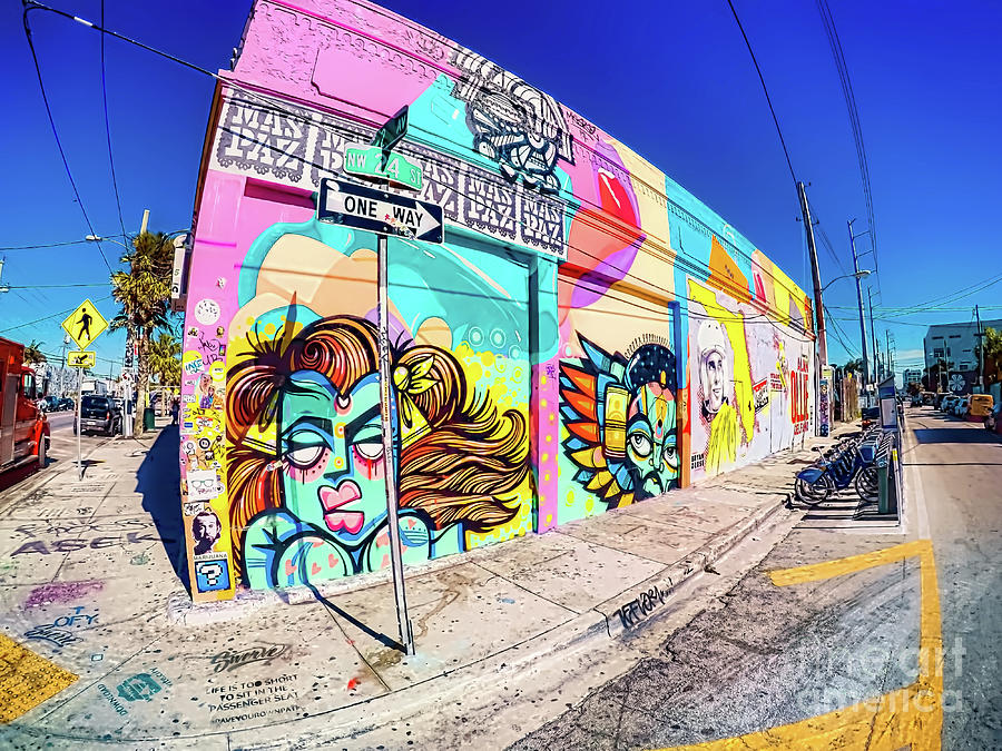 Miami Wynwood District Graffiti Art  Photograph by Carlos Diaz