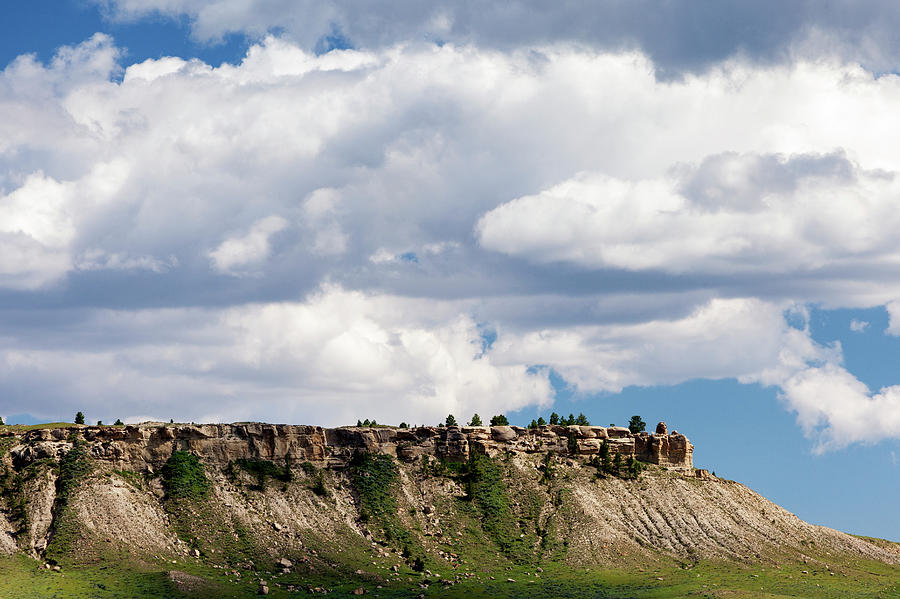 Nature Photograph - Wyoming Bluffs by Skip Nall